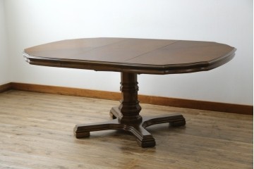 中古　DREXEL HERITAGE(ドレクセルヘリテイジ)　Grand Villa(グランドヴィラ)　上品なデザインのダイニングテーブル　定価約60万円　(R-062416)