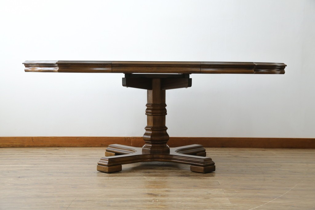 中古　DREXEL HERITAGE(ドレクセルヘリテイジ)　Grand Villa(グランドヴィラ)　上品なデザインのダイニングテーブル　定価約60万円　(R-062416)