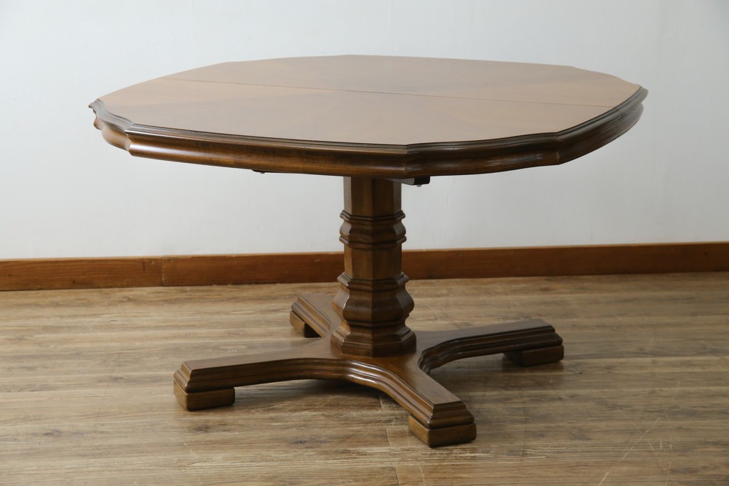 中古　DREXEL HERITAGE(ドレクセルヘリテイジ)　Grand Villa(グランドヴィラ)　上品なデザインのダイニングテーブル　定価約60万円　(R-062416)