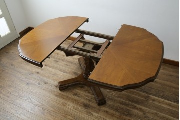 中古　DREXEL HERITAGE(ドレクセルヘリテイジ)　Grand Villa(グランドヴィラ)　上品なデザインのダイニングテーブル　定価約60万円　(R-062416)