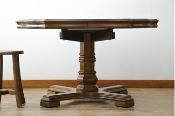 中古　DREXEL HERITAGE(ドレクセルヘリテイジ)　Grand Villa(グランドヴィラ)　上品なデザインのダイニングテーブル　定価約60万円　(R-062416)