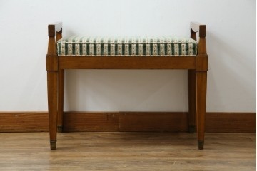 中古　DREXEL HERITAGE(ドレクセルヘリテイジ)　直線的なフォルムが美しいオットマン　(R-062423)