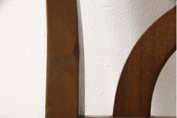 中古　DREXEL HERITAGE(ドレクセルヘリテイジ)　クラシカルな佇まいとストライプのファブリックがお洒落なチェア(ダイニングチェア、椅子、イス)(R-062424)