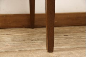 中古　DREXEL HERITAGE(ドレクセルヘリテイジ)　クラシカルな佇まいとストライプのファブリックがお洒落なチェア(ダイニングチェア、椅子、イス)(R-062424)