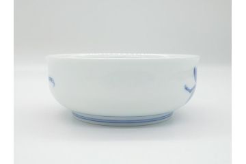 人間国宝　十四代　酒井田柿右衛門　染錦　柿文　5寸皿　約15cm　鉢(中皿、五寸、和食器、和皿、共箱付き)(R-062452)