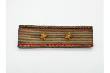 旧日本軍　陸軍中将肩章　従軍記章　8勲章&略綬4点(8連吊りホルダー付き、連結金具、大禮(大礼)記念章/紀元二千六百年祝典記念章/帝都復興記念章など)(R-062454)