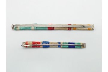 旧日本軍　陸軍中将肩章　従軍記章　8勲章&略綬4点(8連吊りホルダー付き、連結金具、大禮(大礼)記念章/紀元二千六百年祝典記念章/帝都復興記念章など)(R-062454)