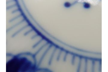 デンマーク　ROYAL COPENHAGEN(ロイヤルコペンハーゲン) ブルーフルーテッド　フルレース　約17cm　洗練された美しさを放つ皿2客セット(プレート、洋食器)(定価約66000円)(R-062462)