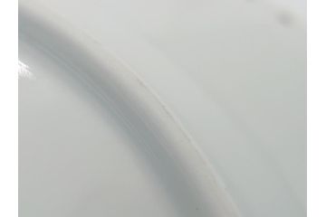 デンマーク　ROYAL COPENHAGEN(ロイヤルコペンハーゲン) ブルーフルーテッド　フルレース　約17cm　洗練された美しさを放つ皿2客セット(プレート、洋食器)(定価約66000円)(R-062462)