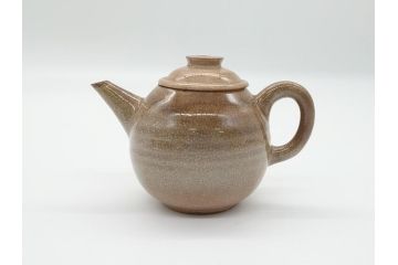 九世　坂高麗左衛門　萩焼　急須1対(共箱付き、茶器、茶壷、茶道具、坂窯)(R-062464)