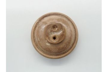 九世　坂高麗左衛門　萩焼　急須1対(共箱付き、茶器、茶壷、茶道具、坂窯)(R-062464)