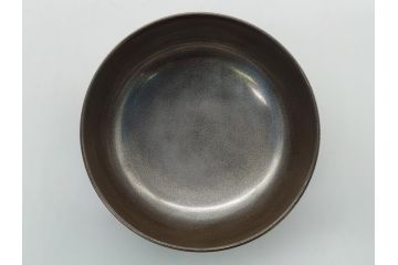 輪島塗　茶平一斎作　塩釜　住吉　高蒔絵　梨子地　平棗(共箱付き、木製、茶道具)(R-062466)