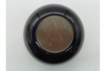 輪島塗　正春作　蒔絵　遠山　美しく気品の高い棗(茶道具、茶入、茶筒、木製、共箱付き)(R-062468)
