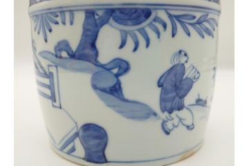 丹山窯　小峠葛芳　古染付写　水指(茶道具、共箱付き、外箱付き)(R-062483)