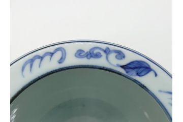 丹山窯　小峠葛芳　古染付写　水指(茶道具、共箱付き、外箱付き)(R-062483)