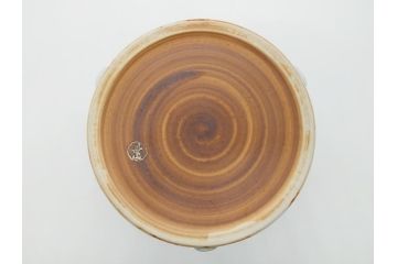 丹山窯　小峠葛芳　古染付写　水指(茶道具、共箱付き、外箱付き)(R-062483)