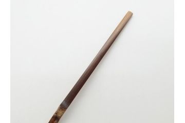 三代目　稲尾誠中斎　下削　大亀和尚(立花大亀老師)書付　茶杓　「ねがい」(誠中齋、竹、筒付き、茶道具、共箱付き、外箱付き)(R-062484)