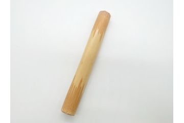 三代目　稲尾誠中斎　下削　大亀和尚(立花大亀老師)書付　茶杓　「ねがい」(誠中齋、竹、筒付き、茶道具、共箱付き、外箱付き)(R-062484)