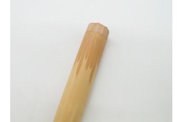 三代目　稲尾誠中斎　下削　大亀和尚(立花大亀老師)書付　茶杓　「ねがい」(誠中齋、竹、筒付き、茶道具、共箱付き、外箱付き)(R-062484)