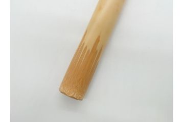 三代目　稲尾誠中斎　下削　大亀和尚(立花大亀老師)書付　茶杓　「ねがい」(誠中齋、竹、筒付き、茶道具、共箱付き、外箱付き)(R-062484)