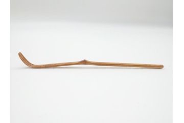 三代目　稲尾誠中斎　下削　大亀和尚(立花大亀老師)書付　茶杓　「福寿」(誠中齋、竹、筒付き、茶道具、共箱付き、外箱付き)(R-062485)