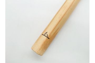 茶杓師　宝林寺　影林宗篤　福本積應書付　下削　銘入茶杓　浸竹クネ(竹、茶道具、筒付き、共箱付き、外箱付き)(R-062486)