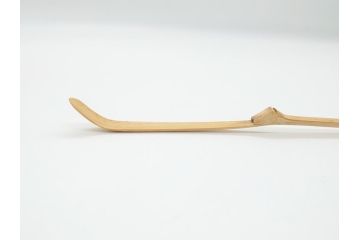 竹器師　野(高野)宗陵　堀内宗完(兼中斎)　竹茶杓　銘　笹鳴(竹、茶道具、筒付き、共箱付き、外箱付き)(R-062487)