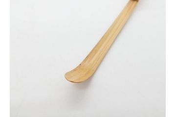 竹器師　野(高野)宗陵　堀内宗完(兼中斎)　竹茶杓　銘　笹鳴(竹、茶道具、筒付き、共箱付き、外箱付き)(R-062487)