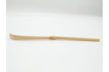 竹器師　野(高野)宗陵　堀内宗完(兼中斎)　竹茶杓　銘　笹鳴(竹、茶道具、筒付き、共箱付き、外箱付き)(R-062487)