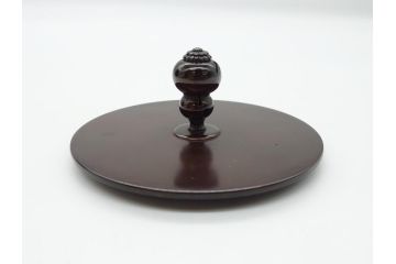 昭和58年　御釜師　名越弥五郎　唐銅蓋　瓢箪釜(水指、壺、壷、茶道具、共箱付き)(R-062489)