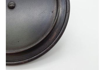 昭和58年　御釜師　名越弥五郎　唐銅蓋　瓢箪釜(水指、壺、壷、茶道具、共箱付き)(R-062489)