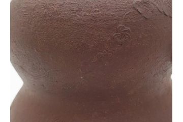 昭和58年　御釜師　名越弥五郎　唐銅蓋　瓢箪釜(水指、壺、壷、茶道具、共箱付き)(R-062489)