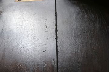 和製ビンテージ　松本民芸家具　♯308型　古びた風合いの木肌がレトロさを醸し出すシックなライティングビューロー(簿記机、ワークデスク、在宅ワーク、在宅用、机、チェスト、ヴィンテージ)(定価約45万円)(R-062504)