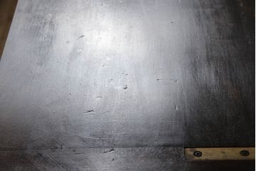 和製ビンテージ　松本民芸家具　♯308型　古びた風合いの木肌がレトロさを醸し出すシックなライティングビューロー(簿記机、ワークデスク、在宅ワーク、在宅用、机、チェスト、ヴィンテージ)(定価約45万円)(R-062504)