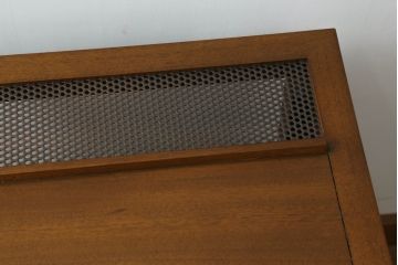 中古　DREXEL HERITAGE(ドレクセルヘリテイジ)　希少!!ホテルライクな部屋作りにおすすめな小型冷蔵庫入れ(サイドテーブル、ナイトテーブル、収納棚、戸棚、サイドキャビネット)(R-062506)