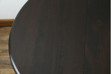 和製ビンテージ　昭和後期　松本民芸家具　M型バタフライ卓(楕円)　凝った脚のデザインが目を惹くバタフライテーブル　定価約28万　(R-062510)