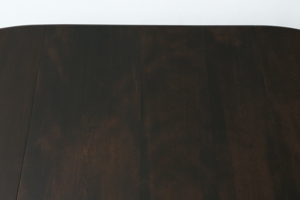 和製ビンテージ　昭和後期　松本民芸家具　M型バタフライ卓(楕円)　凝った脚のデザインが目を惹くバタフライテーブル　定価約28万　(R-062510)