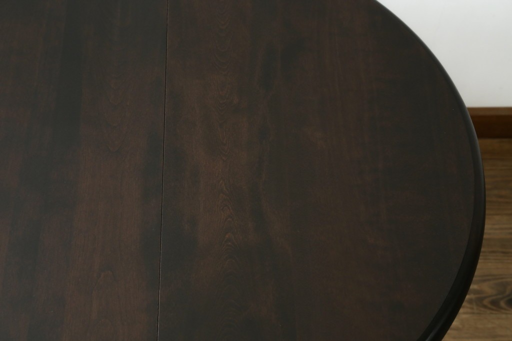 和製ビンテージ　昭和後期　松本民芸家具　M型バタフライ卓(楕円)　凝った脚のデザインが目を惹くバタフライテーブル　定価約28万　(R-062510)