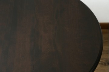 和製ビンテージ　昭和後期　松本民芸家具　M型バタフライ卓(楕円)　凝った脚のデザインが目を惹くバタフライテーブル　定価約28万　(R-062510)