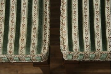 中古　DREXEL HERITAGE(ドレクセルヘリテイジ)　TRIUNE(トライユン)　リゾート風インテリアにもおすすめ!エレガントなダイニングチェア2脚セット(サイドチェア、椅子、イス)(R-062512)