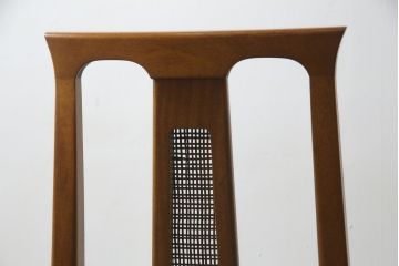 中古　DREXEL HERITAGE(ドレクセルヘリテイジ)　TRIUNE(トライユン)　リゾート風インテリアにもおすすめ!エレガントなダイニングチェア2脚セット(サイドチェア、椅子、イス)(R-062512)