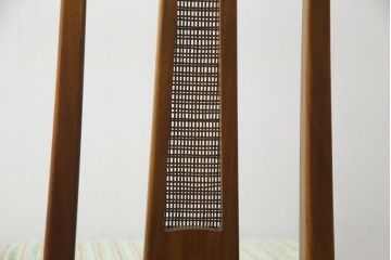 中古　DREXEL HERITAGE(ドレクセルヘリテイジ)　TRIUNE(トライユン)　リゾート風インテリアにもおすすめ!エレガントなダイニングチェア2脚セット(サイドチェア、椅子、イス)(R-062512)