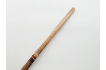 如意庵　立花大亀　三代目　稲尾誠中斎　「無一物」　竹茶杓(誠中齋、筒付き、茶道具、共箱付き、外箱付き)(R-062515)
