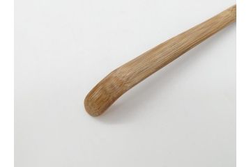 如意庵　立花大亀　三代目　稲尾誠中斎　「無一物」　竹茶杓(誠中齋、筒付き、茶道具、共箱付き、外箱付き)(R-062515)