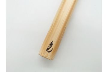 如意庵　立花大亀　三代目　稲尾誠中斎　「無一物」　竹茶杓(誠中齋、筒付き、茶道具、共箱付き、外箱付き)(R-062515)