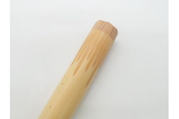 如意庵　立花大亀　三代目　稲尾誠中斎　「無一物」　竹茶杓(誠中齋、筒付き、茶道具、共箱付き、外箱付き)(R-062515)