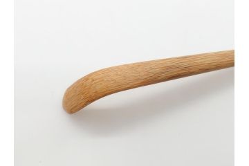 即中斎　自作　黒田正玄　下削り　竹茶杓　涼風(竹、筒付き、茶道具、共箱付き、外箱付き)(R-062516)