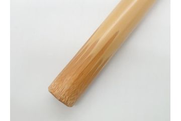 即中斎　自作　黒田正玄　下削り　竹茶杓　涼風(竹、筒付き、茶道具、共箱付き、外箱付き)(R-062516)