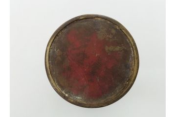 明治期　古銅　使い込むほどに深みが増す花瓶(中国?、花器、花入、六角形、ヘキサゴン)(R-062520)