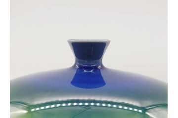 人間国宝　柳雨軒三代　徳田八十吉(正彦)　九谷焼　耀彩　壺　花入(壷、花器、花瓶、共箱付き)(R-062523)